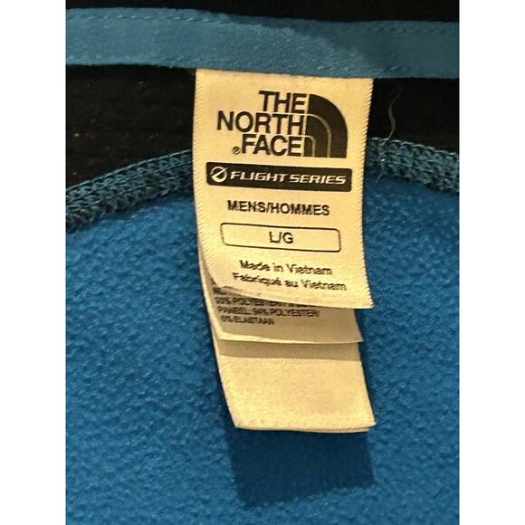 The North Face Blue 1/4 Zip- Up Jacket Men's size L - Picture 3 of 4